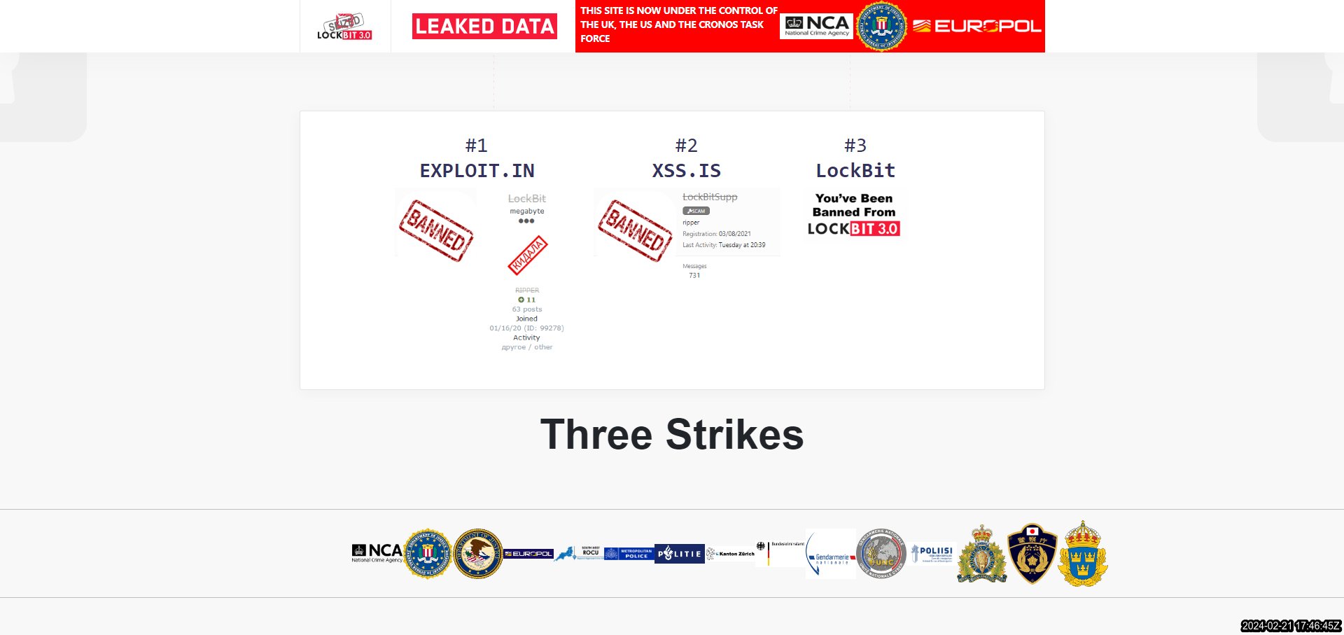 Three strikes